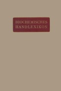 Cover-Bild zum Titel 'Biochemisches Handlexikon' von 'H. Altenburg, H. Einbeck, H. Euler, E. S. Faust, C. Funk'