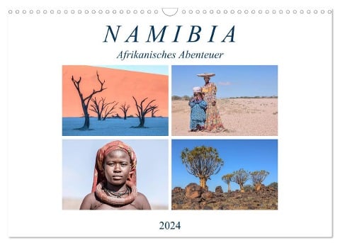 Namibia, afrikanisches Abenteuer (Wandkalender 2024 DIN A3 quer), CALVENDO Monatskalender - Joana Kruse