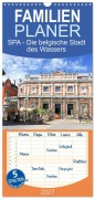 Cover-Bild zum Titel 'Familienplaner 2027 - SPA - Die belgische Stadt des Wassers mit 5 Spalten (Wandkalender, 21 x 45 cm) CALVENDO' von 'Gisela Kruse'