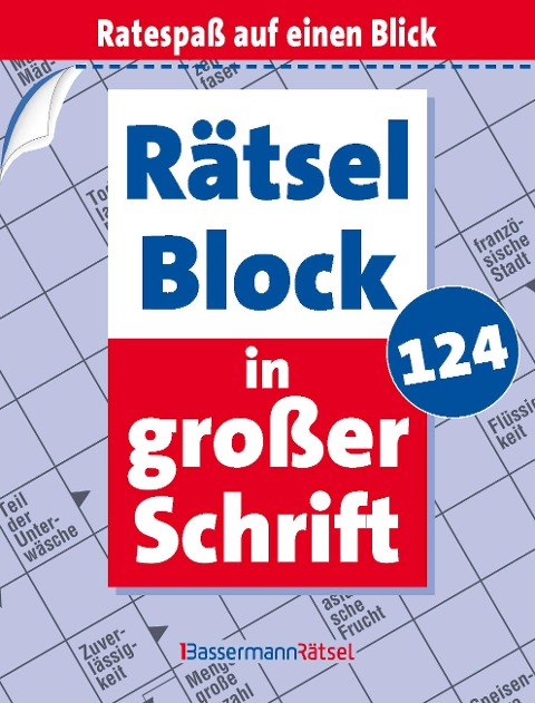 Rätselblock in großer Schrift 124 (5 Exemplare à 2,99 EUR) - Eberhard Krüger
