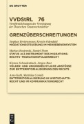 Cover-Bild zum Titel 'Grenzüberschreitungen' von 'Stephan Breitenmoser, Et. Al., Markus Krajewski, Kerstin Odendahl'