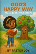Cover-Bild zum Titel 'God's Happy Way Psalm 1 for Little Hearts' von 'Pastor Joy'