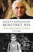 Cover-Bild zum Titel 'Aus meinem Leben' von 'Joseph Ratzinger'