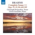 Cover-Bild zum Titel 'Sämtliche Lieder,Vol.1' von 'Christoph/Eisenlohr Pr'gardien'