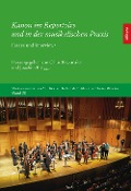 Cover-Bild zum Titel 'Kanon im Repertoire und in der musikalischen Praxis' von ''