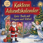 Cover-Bild zum Titel 'Kakteen-Adventskalender: Quiz-Buch mit Fragen und Rätsel' von 'Schlauvento Interactive'