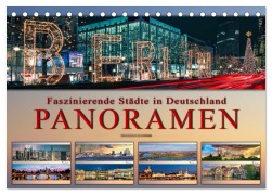 Cover-Bild zum Titel 'Faszinierende Städte in Deutschland - Panoramen (Tischkalender 2027 DIN A5 quer), CALVENDO Monatskalender' von 'Peter Roder'