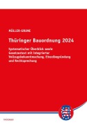 Cover-Bild zum Titel 'Thüringer Bauordnung 2024' von 'Sven Müller-Grune'