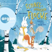 Cover-Bild zum Titel 'Schneehörnchen Flocke - Zusammen ist man weniger klein' von 'Mara Andeck'