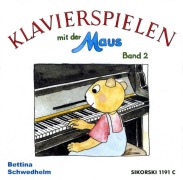 Cover-Bild zum Titel 'Klavierspielen mit der Maus, Band 2. Spiel mit Noten.CD' von 'Bettina Schwedhelm'