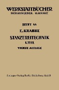 Cover-Bild zum Titel 'Stanzereitechnik' von 'Erich Krabbe'