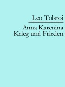 Cover-Bild zum Titel 'Anna Karenina | Krieg und Frieden' von 'Leo Tolstoi'