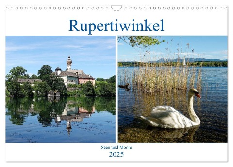 Rupertiwinkel - Seen und Moore (Wandkalender 2025 DIN A3 quer), CALVENDO Monatskalender - Peter Balan
