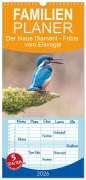 Cover-Bild zum Titel 'Familienplaner 2026 - Der blaue Diamant - Fotos vom Eisvogel mit 5 Spalten (Wandkalender, 21 x 45 cm) CALVENDO' von 'Ellenlichtenheldt Ellenlichtenheldt'