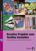 Cover-Bild zum Titel 'Kreative Projekte zum Textilen Gestalten' von 'Britta Bollenhagen, Hanna Fischer'