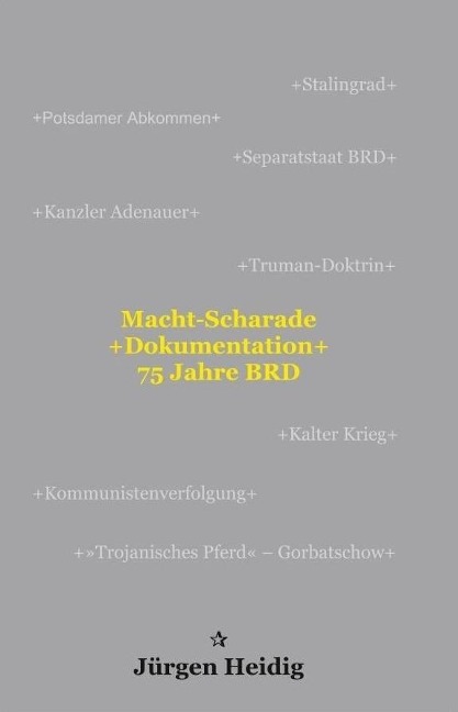 'Macht-Scharade +Dokumentation+ 75 Jahre BRD' - Jürgen Heidig
