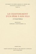 Cover-Bild zum Titel 'Le Chastoiement d'un père à son fils' von 'Petrus Alphonsi'