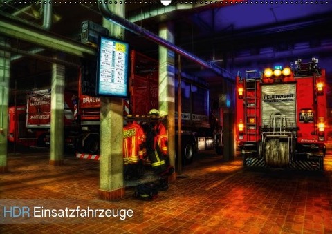 HDR Einsatzfahrzeuge (Wandkalender immerwährend DIN A2 quer) - Markus Will