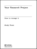 Cover-Bild zum Titel 'Your Research Project' von 'Andy Hunt'