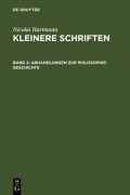 Cover-Bild zum Titel 'Abhandlungen zur Philosophie-Geschichte' von 'Nicolai Hartmann'