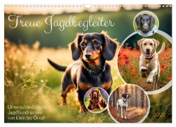 Cover-Bild zum Titel 'Treue Jagdbegleiter (Wandkalender 2026 DIN A3 quer), CALVENDO Monatskalender' von 'Claudia Kleemann'