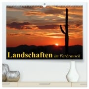 Cover-Bild zum Titel 'Landschaften im Farbrausch (hochwertiger Premium Wandkalender 2026 DIN A2 quer), Kunstdruck in Hochglanz' von 'Elisabeth Stanzer'