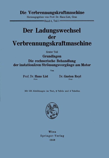 Der Ladungswechsel der Verbrennungskraftmaschine - Hans List, Gaston Reyl