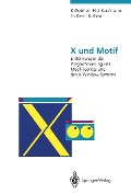 Cover-Bild zum Titel 'X und Motif' von 'Klaus Gottheil, Hermann-Josef Kaufmann, Thomas Kern, Rui Zhao'