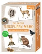 Cover-Bild zum Titel 'Das große Tierspuren Memo' von 'Dipl. Grafik-Designerin Klars'