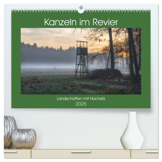 Kanzeln im Revier (hochwertiger Premium Wandkalender 2025 DIN A2 quer), Kunstdruck in Hochglanz - Hans Zitzler