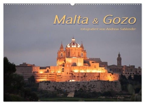 Malta & Gozo (Wandkalender 2024 DIN A2 quer), CALVENDO Monatskalender - Andreas Sahlender