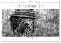 Hund trägt Hut (Wandkalender 2024 DIN A4 quer), CALVENDO Monatskalender - Hermann Greiling