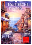 Cover-Bild zum Titel 'Italienische Riviera - wunderschöne Küste (Wandkalender 2026 DIN A3 hoch), CALVENDO Monatskalender' von 'Peter Roder'