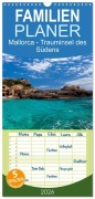 Familienplaner 2026 - Mallorca - Trauminsel des Südens mit 5 Spalten (Wandkalender, 21 x 45 cm) CALVENDO - Jürgen Seibertz