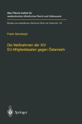 Cover-Bild zum Titel 'Die Maßnahmen der XIV EU-Mitgliedstaaten gegen Österreich' von 'Frank Schorkopf'
