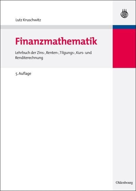 Finanzmathematik - Lutz Kruschwitz