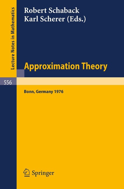 Approximation Theory - 