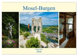 Cover-Bild zum Titel 'Mosel-Burgen (Wandkalender 2026 DIN A2 quer), CALVENDO Monatskalender' von 'Erhard Hess'