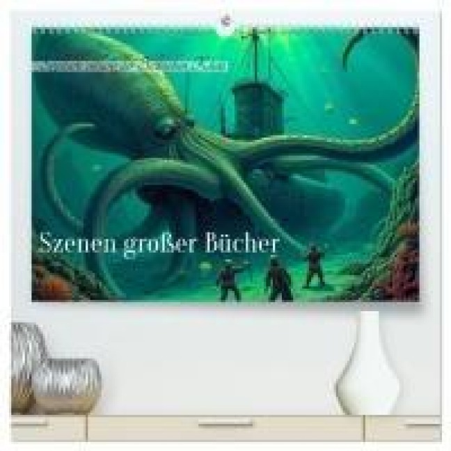 Vergessene Abenteuer - Szenen großer Bücher (hochwertiger Premium Wandkalender 2026 DIN A2 quer), Kunstdruck in Hochglanz - Sell Pixs:Sell