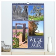 Cover-Bild zum Titel 'Wege durchs Jahr - Spaziergänge im schönen Nordhessen (hochwertiger Premium Wandkalender 2026 DIN A2 hoch), Kunstdruck in Hochglanz' von 'Sabine Löwer'