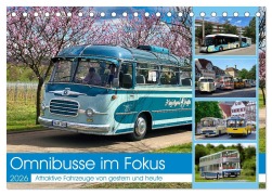Cover-Bild zum Titel 'Omnibusse im Fokus (Tischkalender 2026 DIN A5 quer), CALVENDO Monatskalender' von 'Fischer Müller'