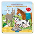 Cover-Bild zum Titel 'Trötsch Pappenbuch mit Klappen Mein erstes Entdeckerbuch Besuch im auf dem Bauernhof' von ''