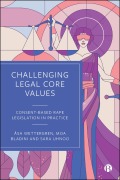 Cover-Bild zum Titel 'Challenging Legal Core Values' von 'Åsa Wettergren, Moa Bladini, Sara Uhnoo'