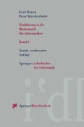 Cover-Bild zum Titel 'Einführung in die Mathematik für Informatiker' von 'Peter Kirschenhofer, Gerd Baron'