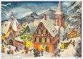 Adventskalender "Verschneites Dorf" - E. Lörcher