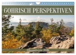 Cover-Bild zum Titel 'Gohrisch Perspektiven - Elbsandstein (Wandkalender 2026 DIN A4 quer), CALVENDO Monatskalender' von 'Kevin Walther'