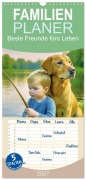 Cover-Bild zum Titel 'Familienplaner 2027 - Beste Freunde fürs Leben mit 5 Spalten (Wandkalender, 21 x 45 cm) CALVENDO' von 'Torsten Irmer'