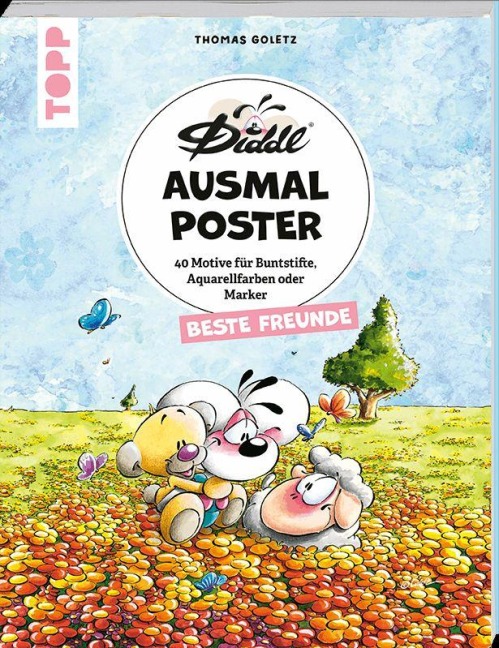 DIDDL - Ausmalposter - Beste Freunde - Diddl, Thomas Goletz