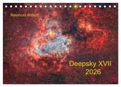 Cover-Bild zum Titel 'Deepsky XVII (Tischkalender 2026 DIN A5 quer), CALVENDO Monatskalender' von 'Reinhold Wittich'