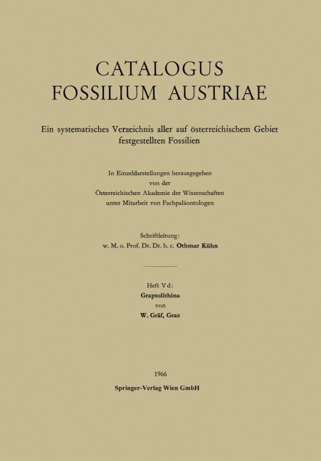 Graptolithina - W. Gräf